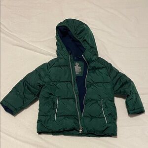 Wonder Nation Forest Green Puffer Jacket